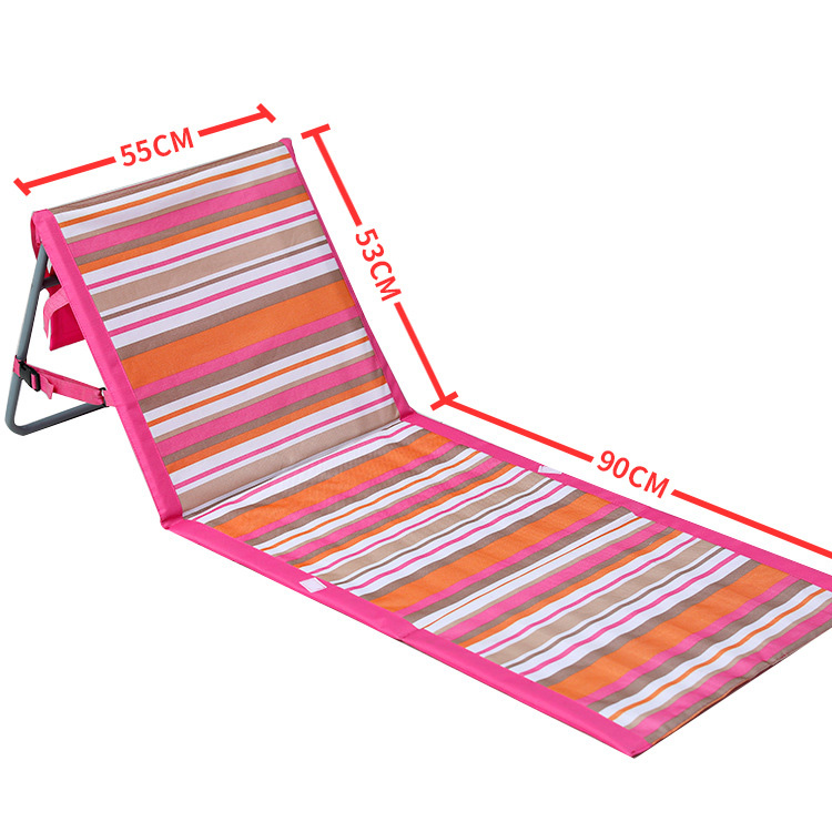 बीच लीजर चेयर फिशिंग बैकरेस्ट लाइटवेट फोल्डिंग चेयर