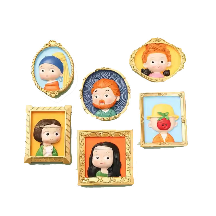 कस्टम सिरेमिक राष्ट्रपति उपहार फ्रिज मैग्नेट प्यारा