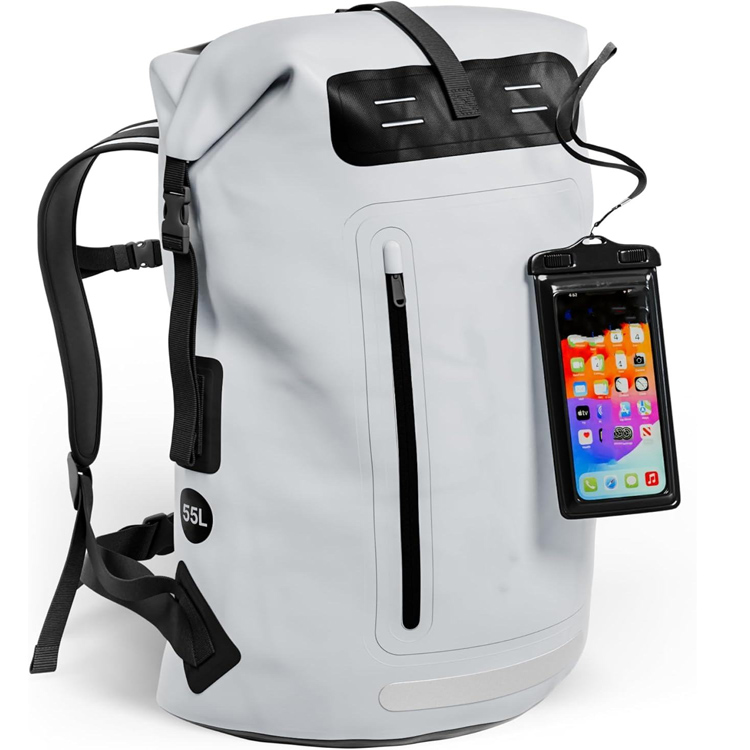 कस्टम आउटडोर हैवी ड्यूटी रोल-टॉप क्लोजर ड्राई बैग