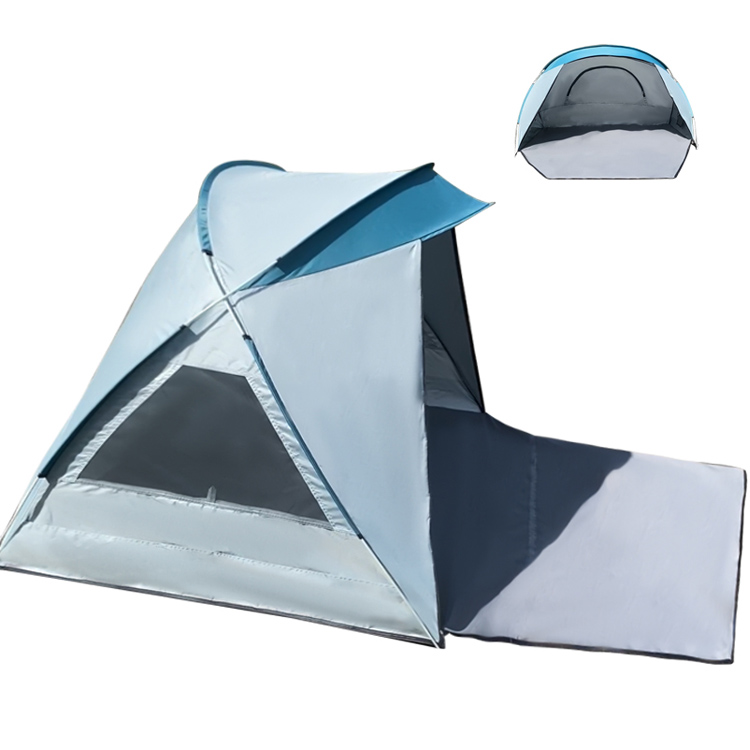 उच्च गुणवत्ता वाला 4-वयस्क फास्ट ओपनिंग ग्लैंपिंग आउटडोर बीच टेंट