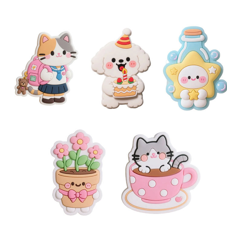 गृह सजावट स्मारिका कस्टम डिज़ाइन पीवीसी फ्रिज चुंबक