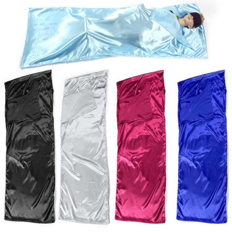 थोक 2025 आरामदायक लिफाफा स्टाइल सिल्क स्लीपिंग बैग